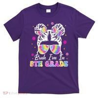 Bruh Im In 5th Grade Messy Bun First Day Of School T-Shirt thumb 0