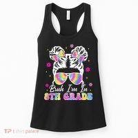 Bruh Im In 8th Grade Messy Bun First Day Of School Women's Tank Top thumb 0