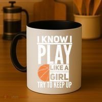 Basketball I Know I Play Like A Try To Keep Up Gift Coffee Mug thumb 4