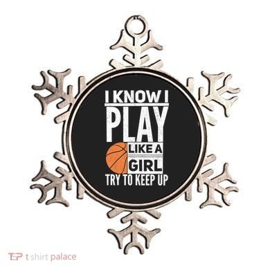Basketball I Know I Play Like A Try To Keep Up Gift Ornament