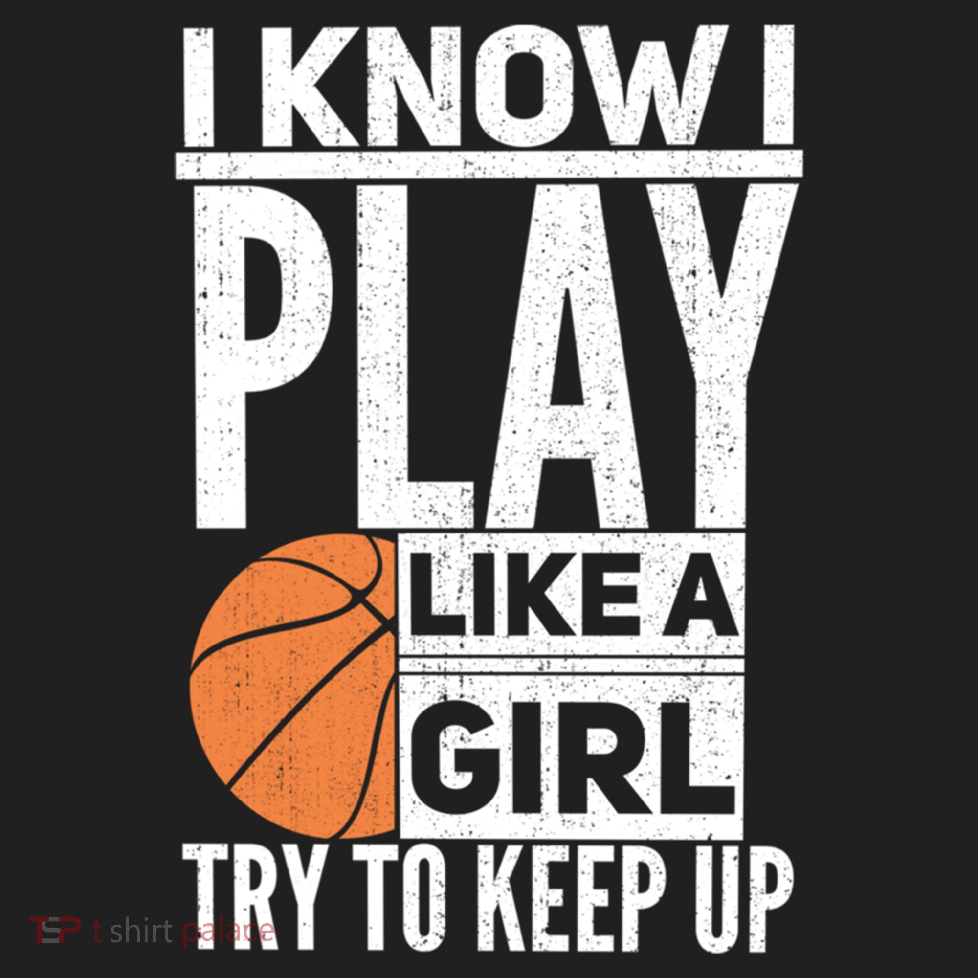 Basketball I Know I Play Like A Try To Keep Up Gift Golf Towel