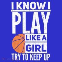 Basketball I Know I Play Like A Try To Keep Up Gift Sweatshirt thumb 3