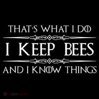 Beekeeper I Keep Bees & I Know Things Beekeeping Bee Doggie Tank thumb 4