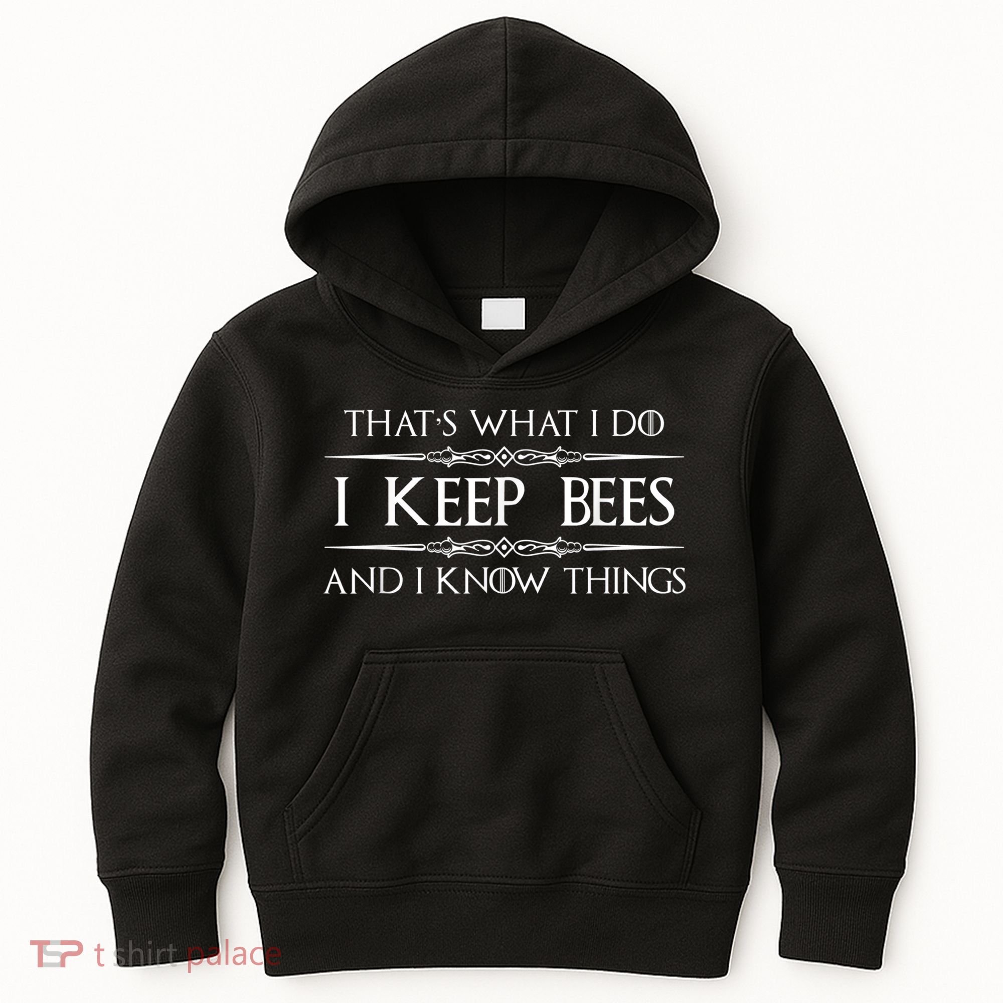 Beekeeper I Keep Bees & I Know Things Beekeeping Bee Kids Hoodie