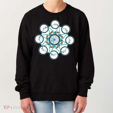 Bike Cycling Pattern Women's Sweatshirt