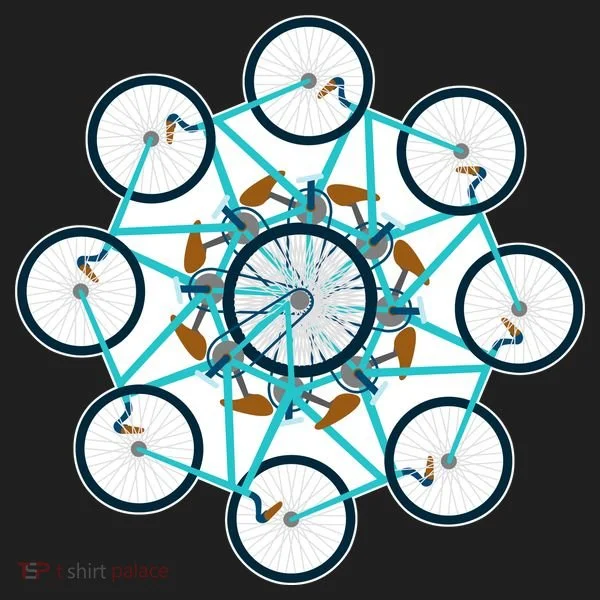 Bike Cycling Pattern Women's Sweatshirt