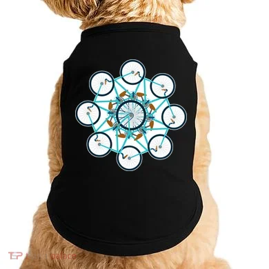 Bike Cycling Pattern Doggie Tank