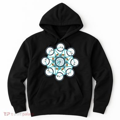 Bike Cycling Pattern Hoodie