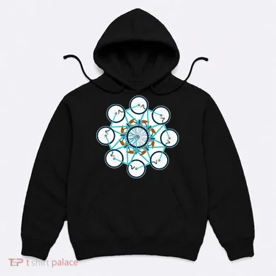 Bike Cycling Pattern Hoodie