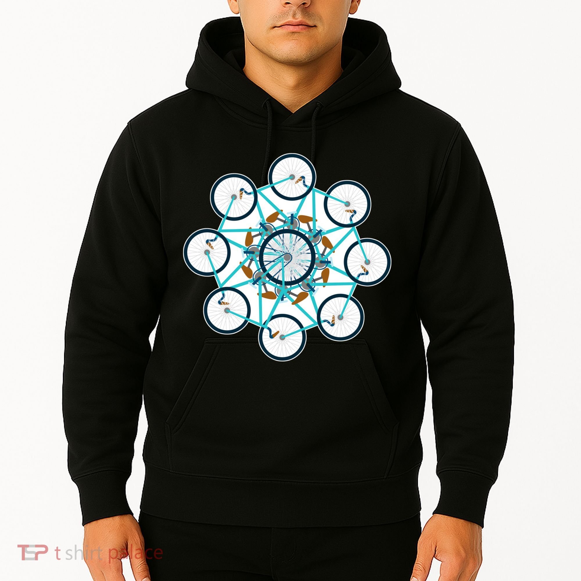Bike Cycling Pattern Hoodie