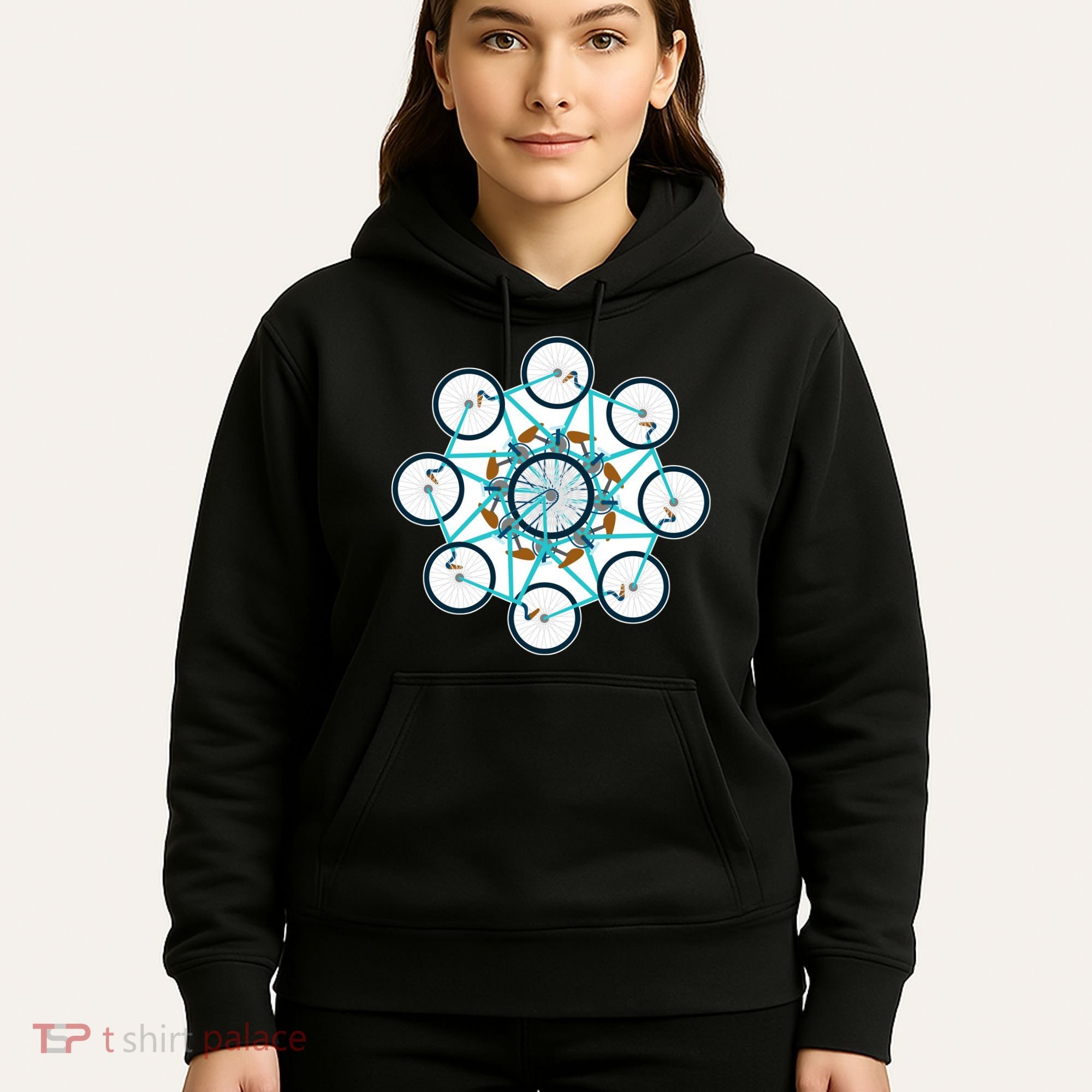 Bike Cycling Pattern Hoodie