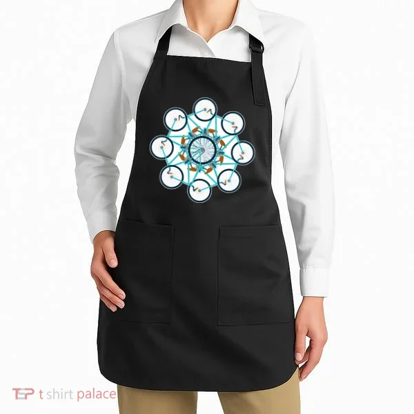 Bike Cycling Pattern Apron