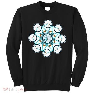 Bike Cycling Pattern Sweatshirt