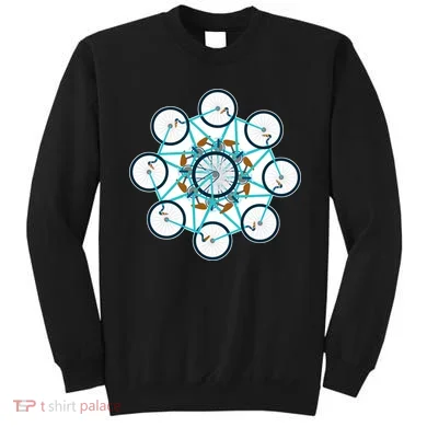 Bike Cycling Pattern Sweatshirt