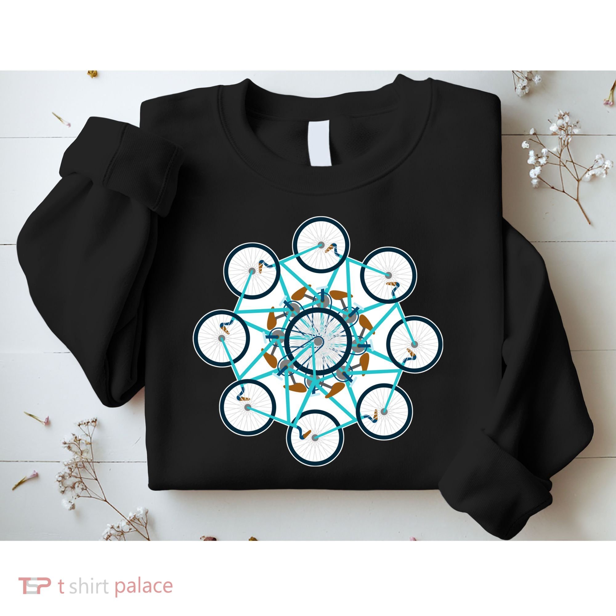 Bike Cycling Pattern Sweatshirt