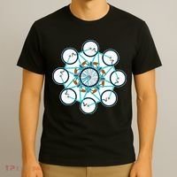 Bike Cycling Pattern T-Shirt thumb 3
