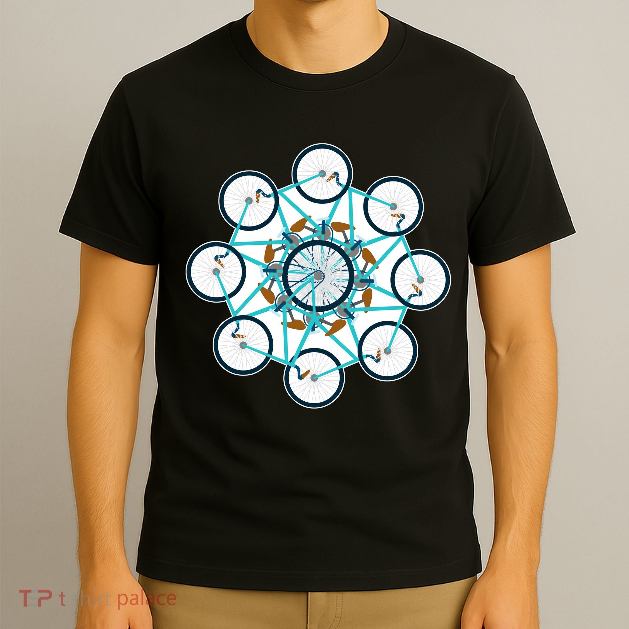 Bike Cycling Pattern T-Shirt