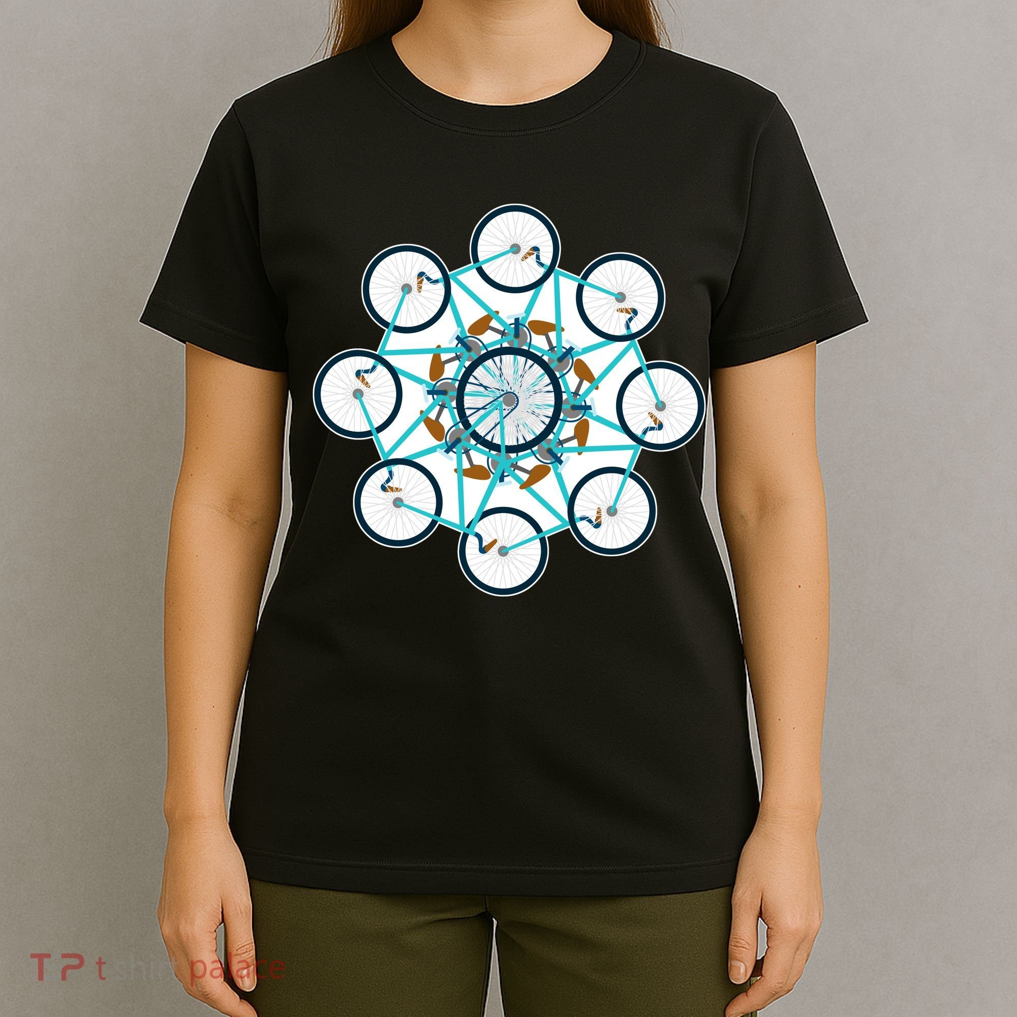 Bike Cycling Pattern T-Shirt