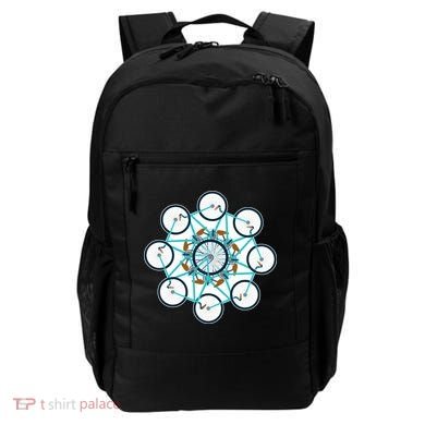 Bike Cycling Pattern Backpack