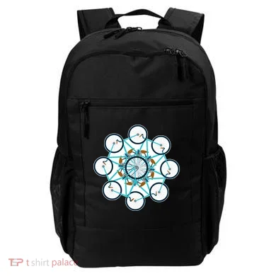 Bike Cycling Pattern Backpack