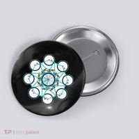 Bike Cycling Pattern Button thumb 0