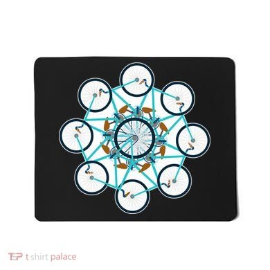Bike Cycling Pattern Mousepad