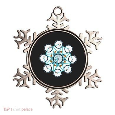 Bike Cycling Pattern Ornament