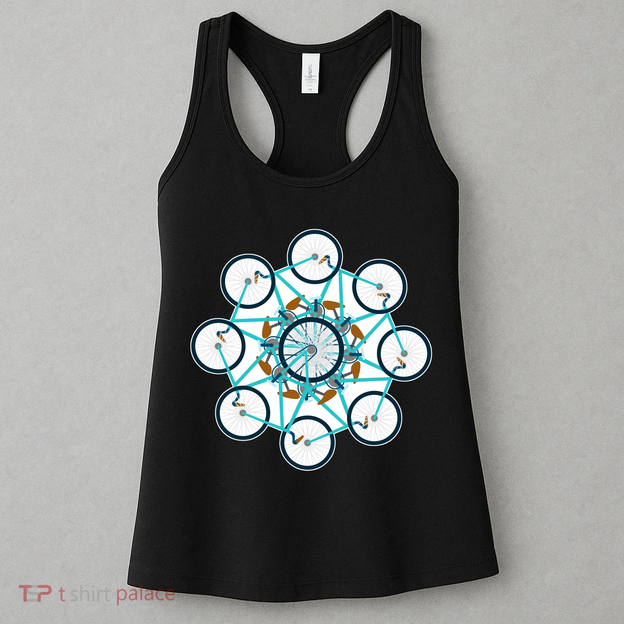 Bike Cycling Pattern Women's Tank Top