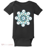 Bike Cycling Pattern Baby Bodysuit thumb 0