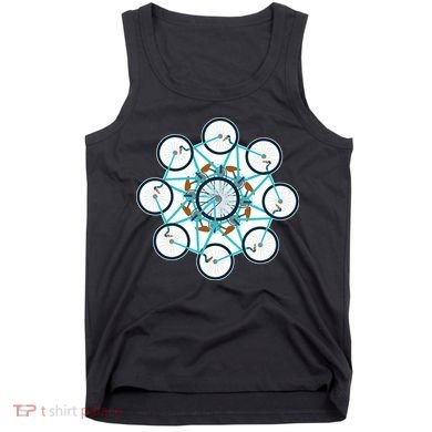 Bike Cycling Pattern Tank Top