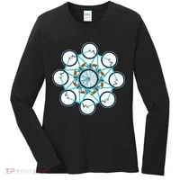 Bike Cycling Pattern Women's Long Sleeve Shirt thumb 0