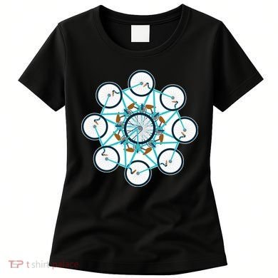Bike Cycling Pattern Women's T-Shirt
