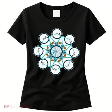 Bike Cycling Pattern Women's T-Shirt