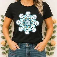 Bike Cycling Pattern Women's T-Shirt thumb 2