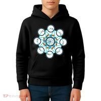 Bike Cycling Pattern Kids Hoodie thumb 4