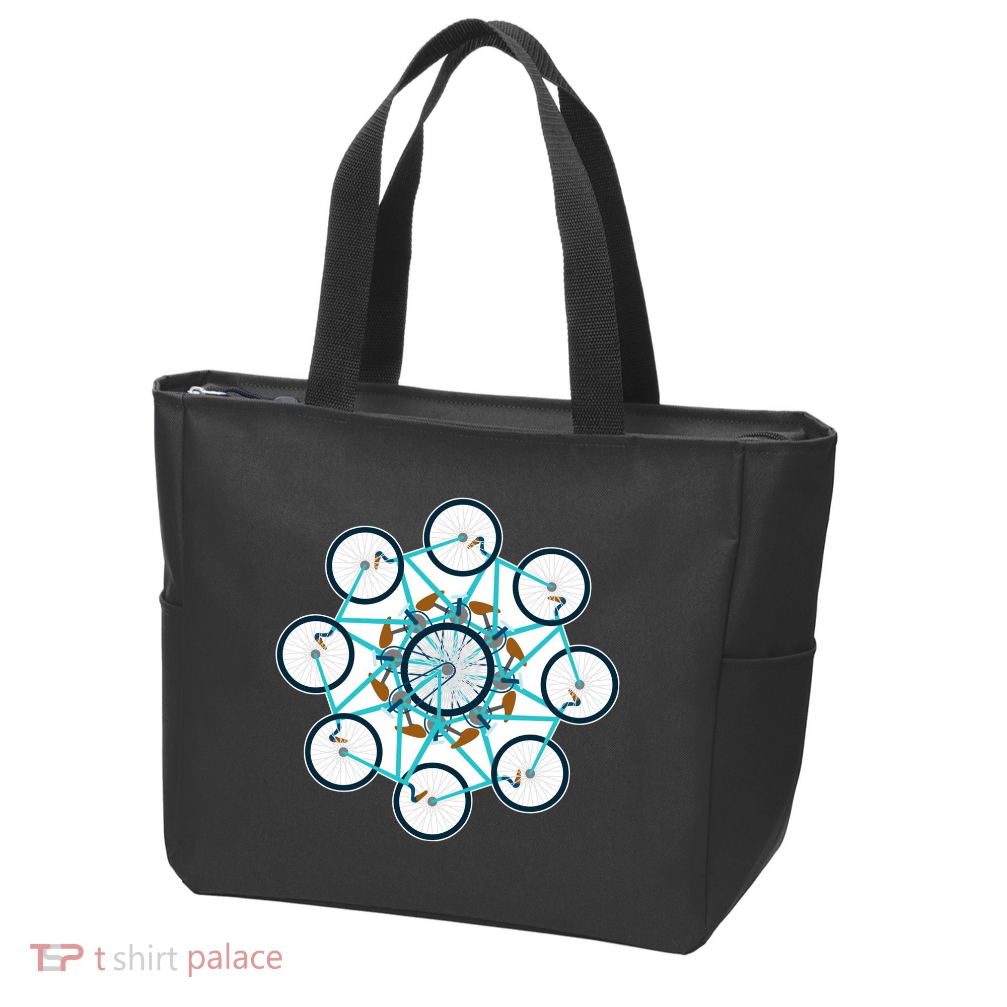 Bike Cycling Pattern Tote Bag