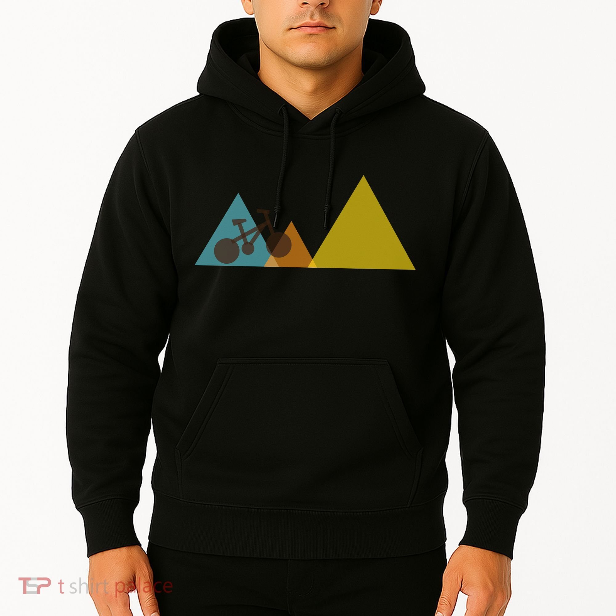 Bike Mountain Simple Logo Hoodie