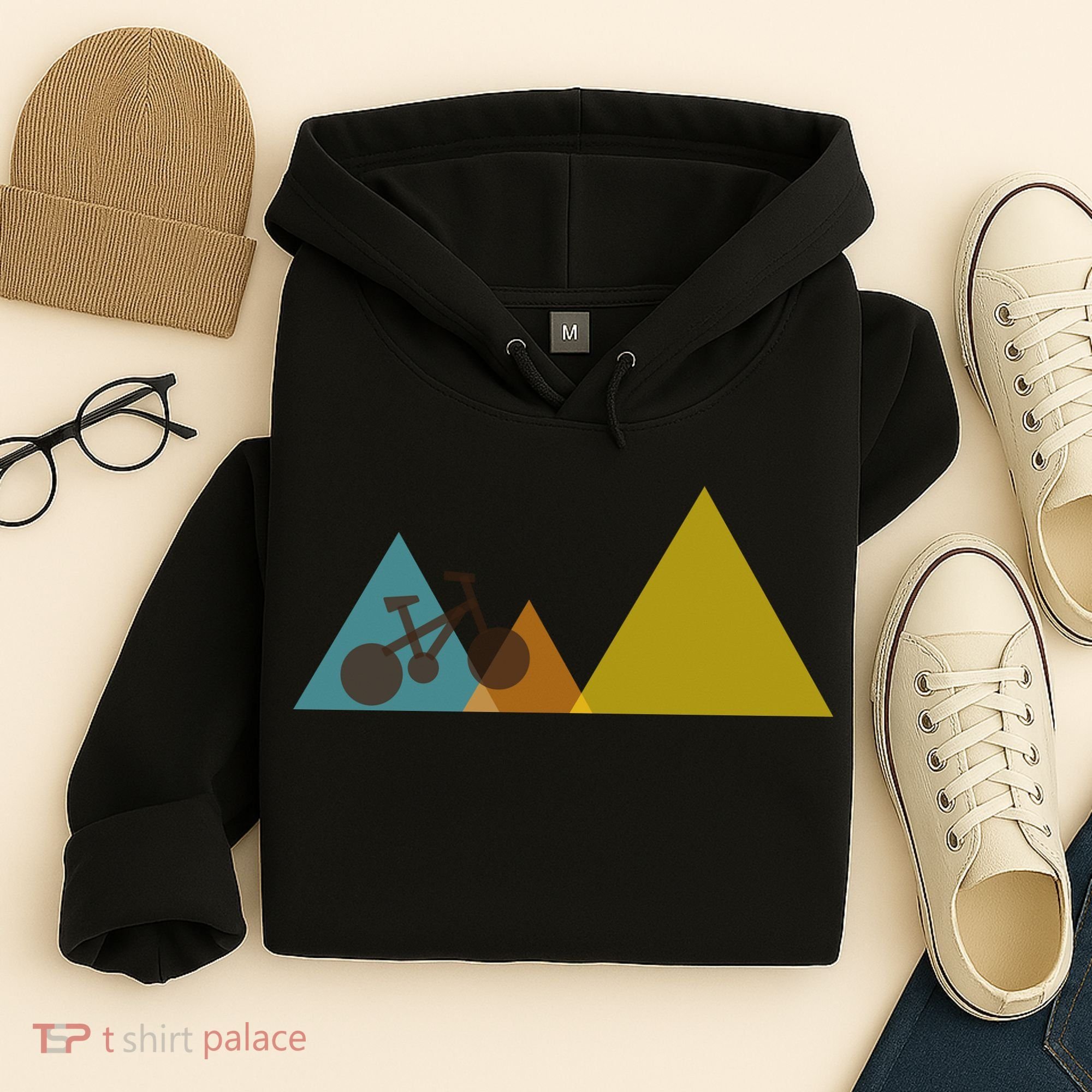 Bike Mountain Simple Logo Hoodie