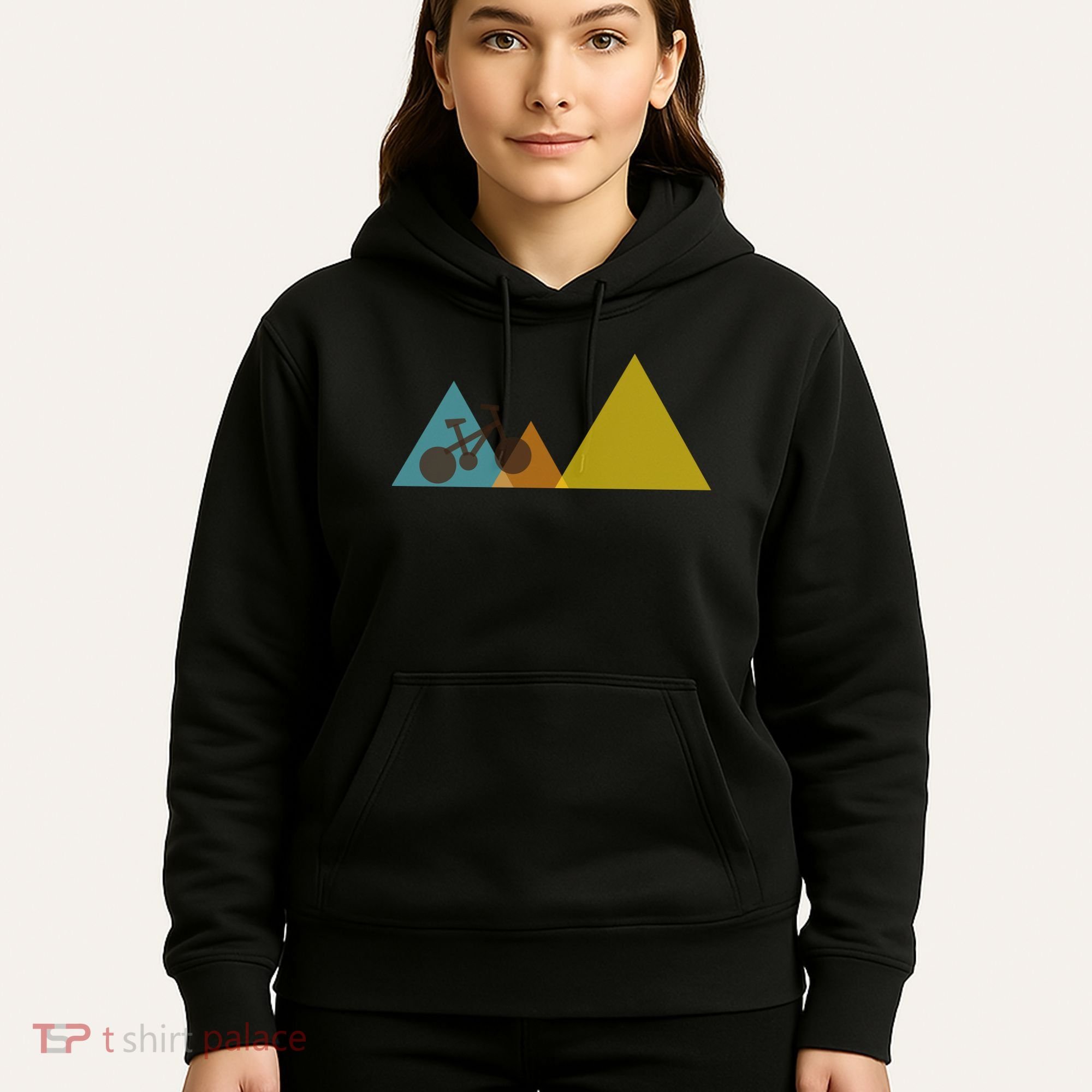 Bike Mountain Simple Logo Hoodie