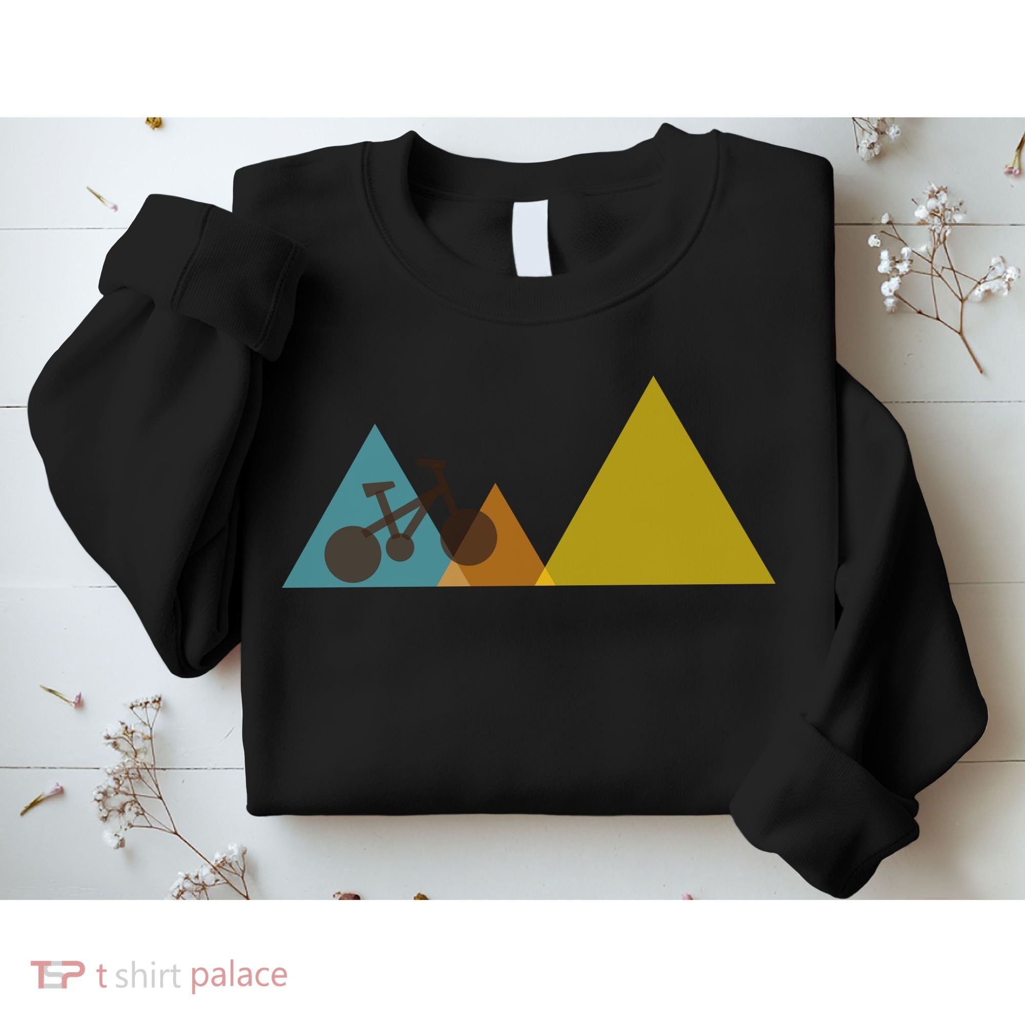 Bike Mountain Simple Logo Sweatshirt