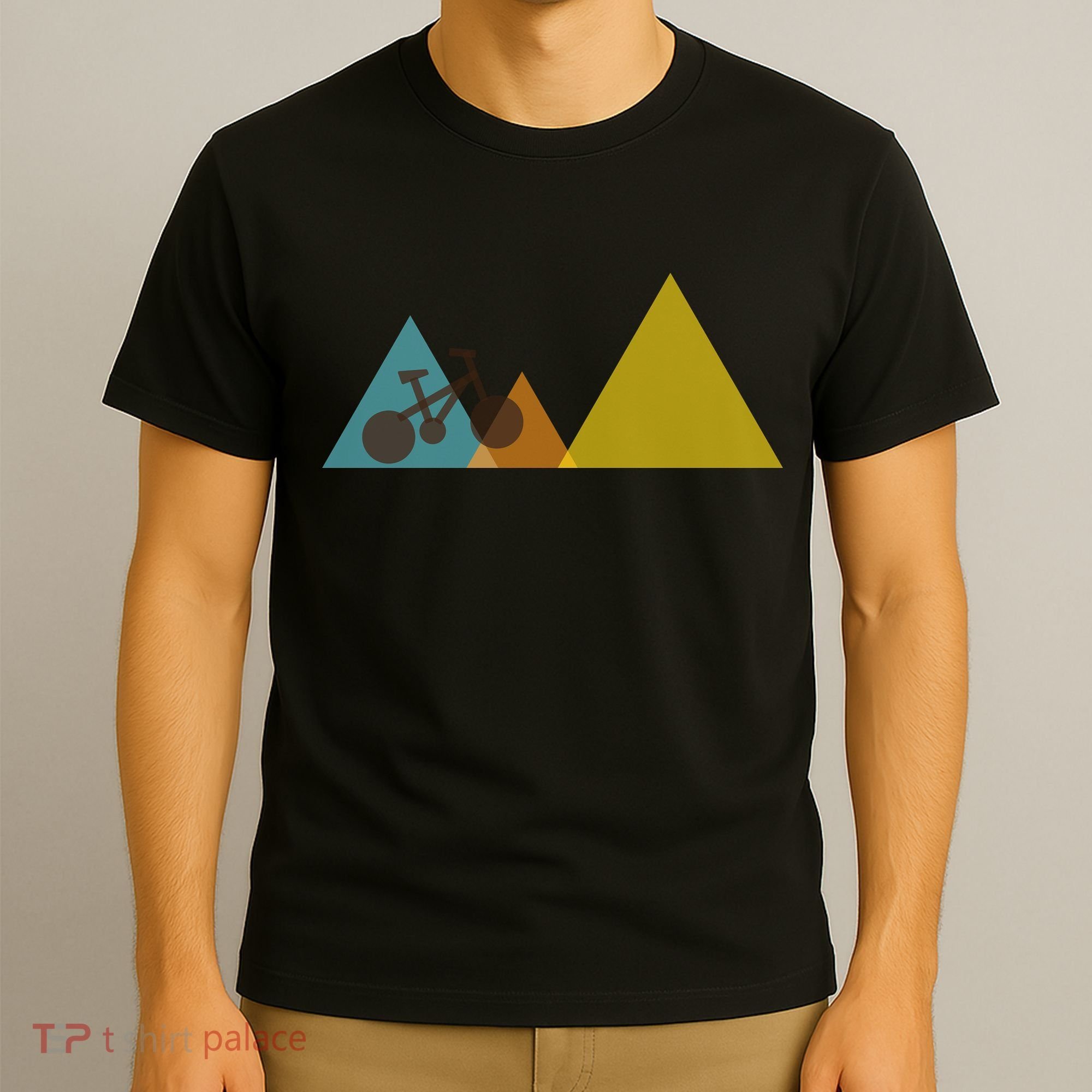 Bike Mountain Simple Logo T-Shirt