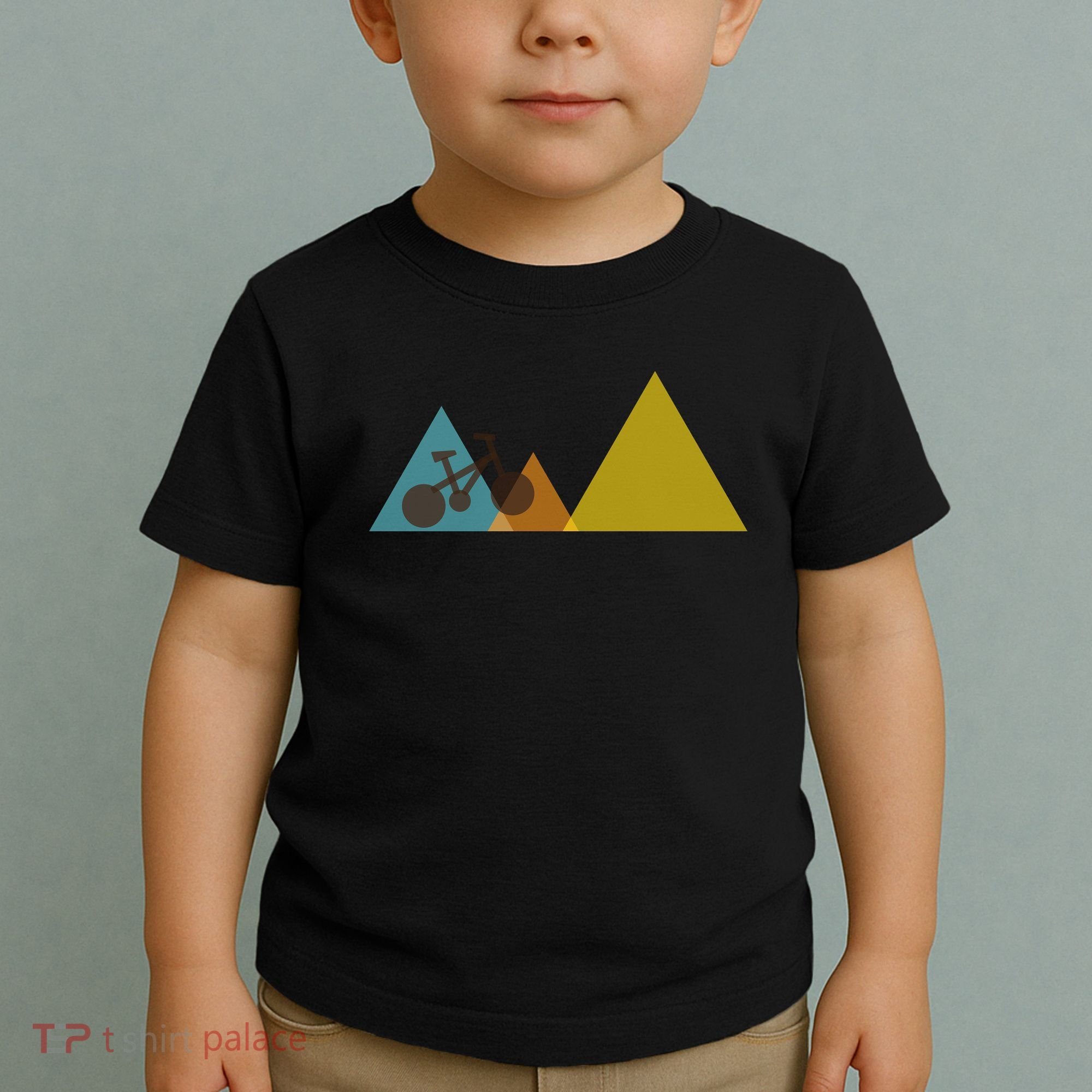 Bike Mountain Simple Logo Toddler T-Shirt