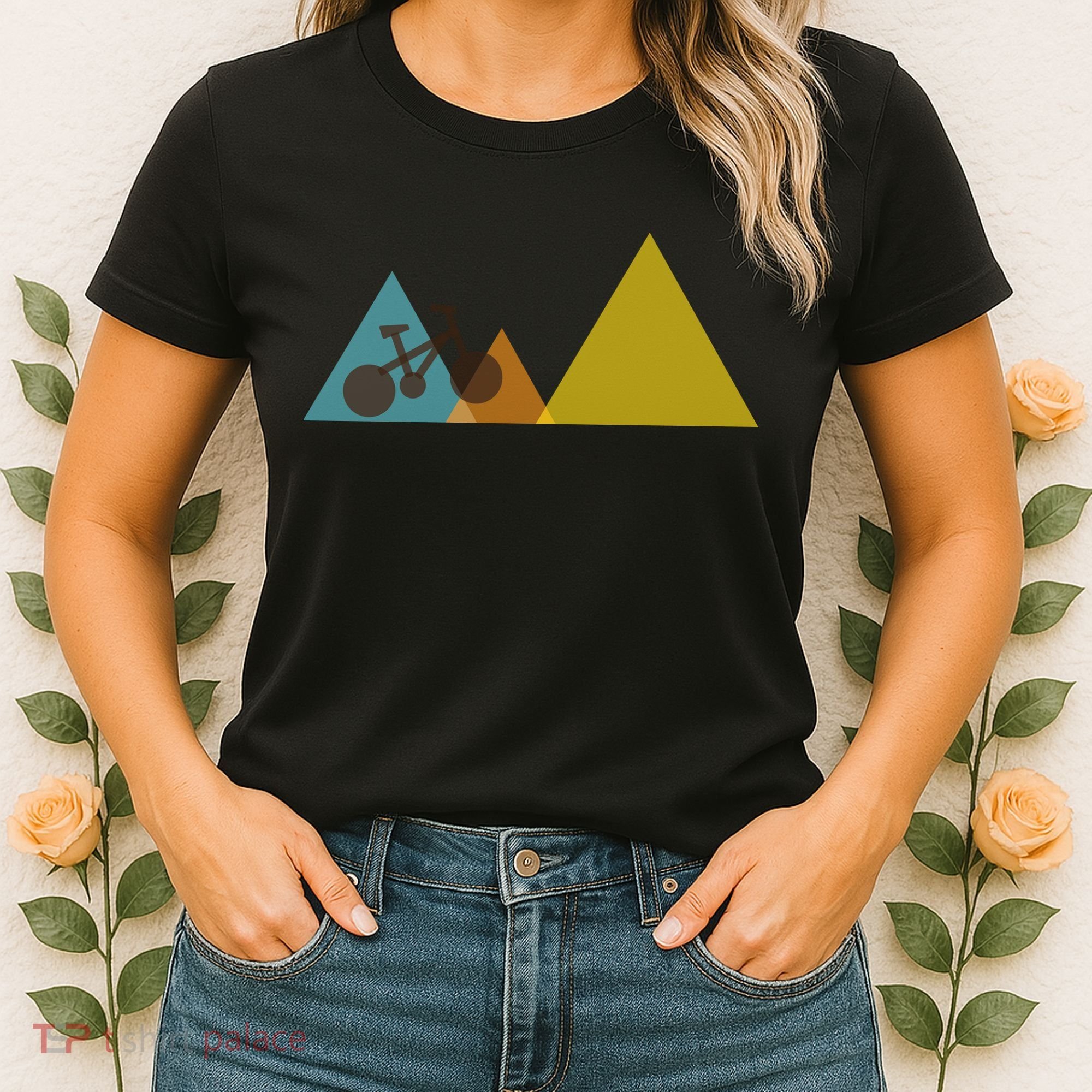 Bike Mountain Simple Logo Women's T-Shirt