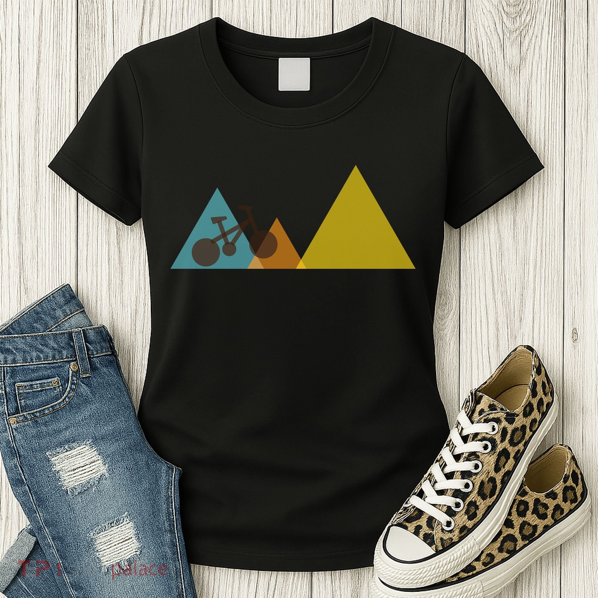 Bike Mountain Simple Logo Women's T-Shirt