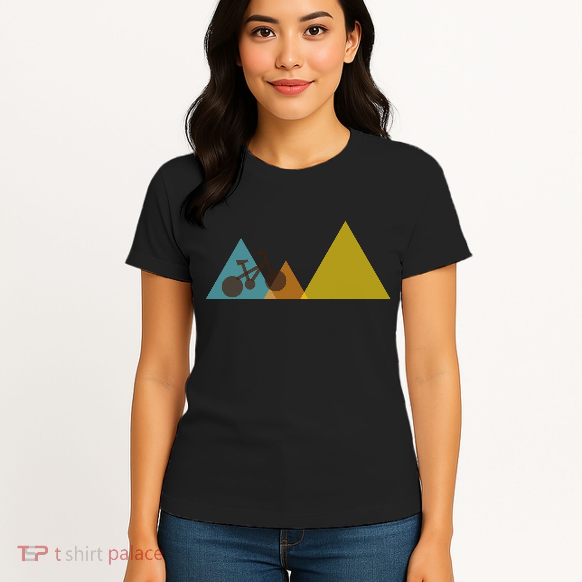 Bike Mountain Simple Logo Women's T-Shirt