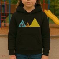 Bike Mountain Simple Logo Kids Hoodie thumb 3