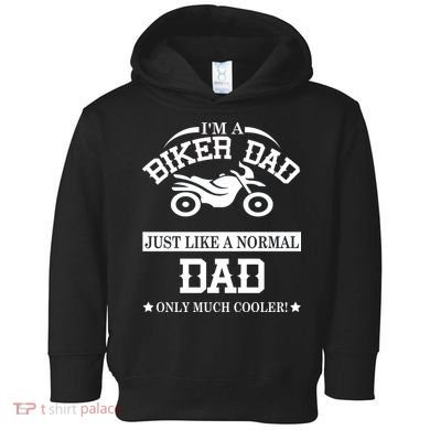 Biker Dad Toddler Hoodie