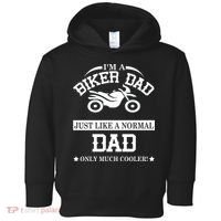 Biker Dad Toddler Hoodie thumb 0