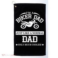 Biker Dad Golf Towel thumb 0