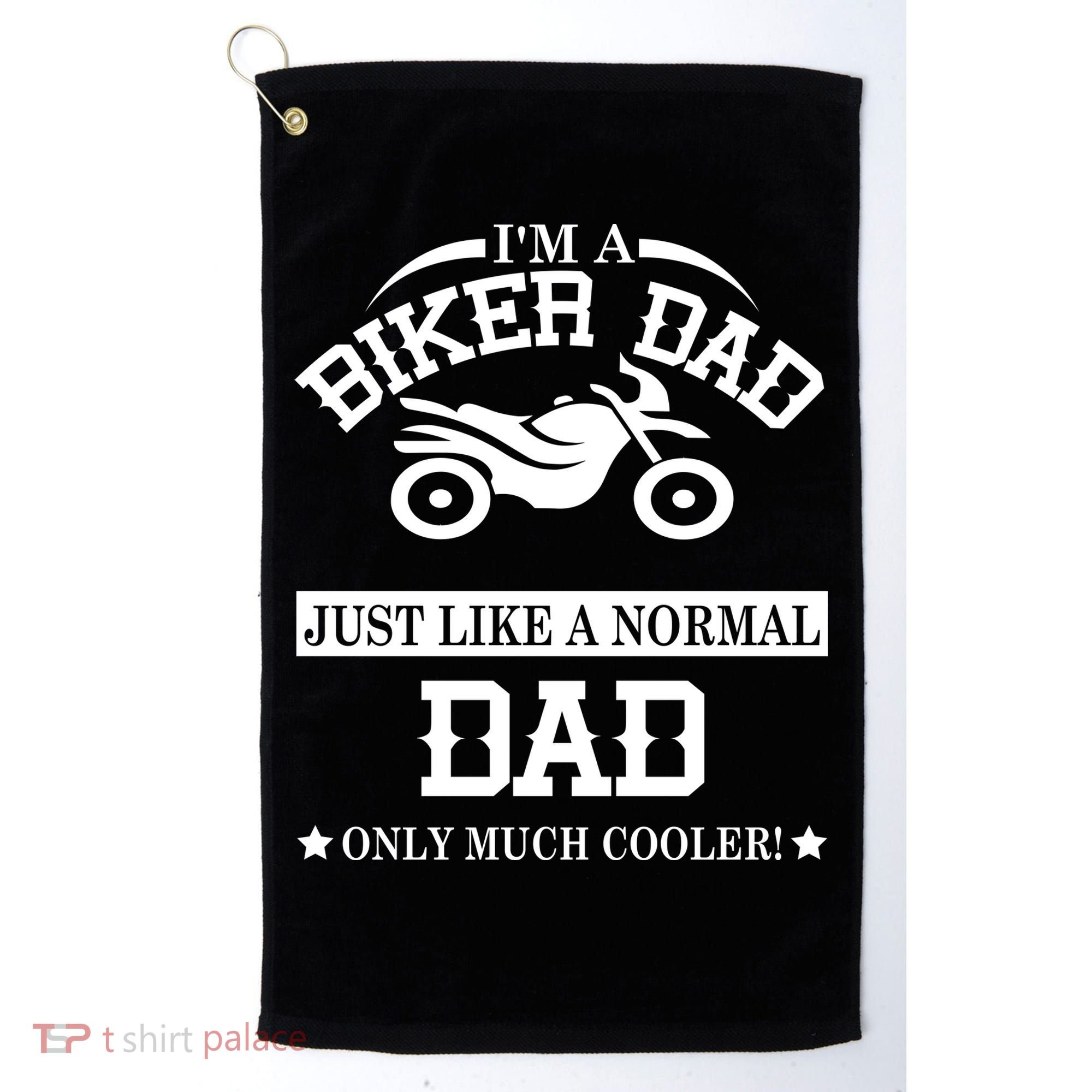 Biker Dad Golf Towel
